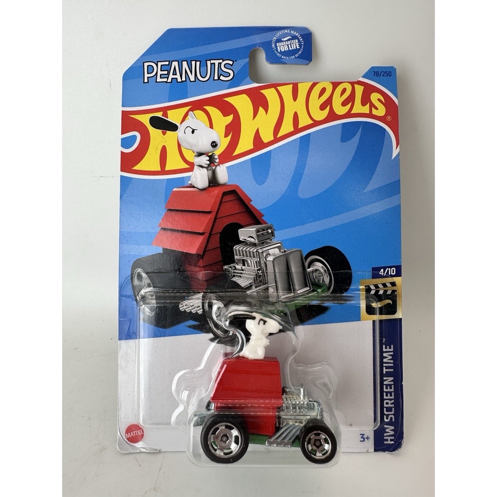 2023 Hot Wheels Peanuts Snoopy Doghouse HW Screen Time 4/10 #78/250 Sealed